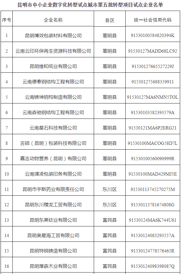 市中小企業(yè)數(shù)字化轉(zhuǎn)型試點城市第五批(圖1)